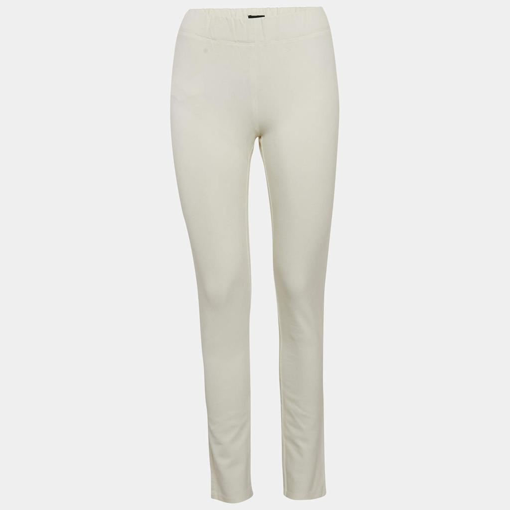 Joseph Joseph White Jersey Skinny Trousers M