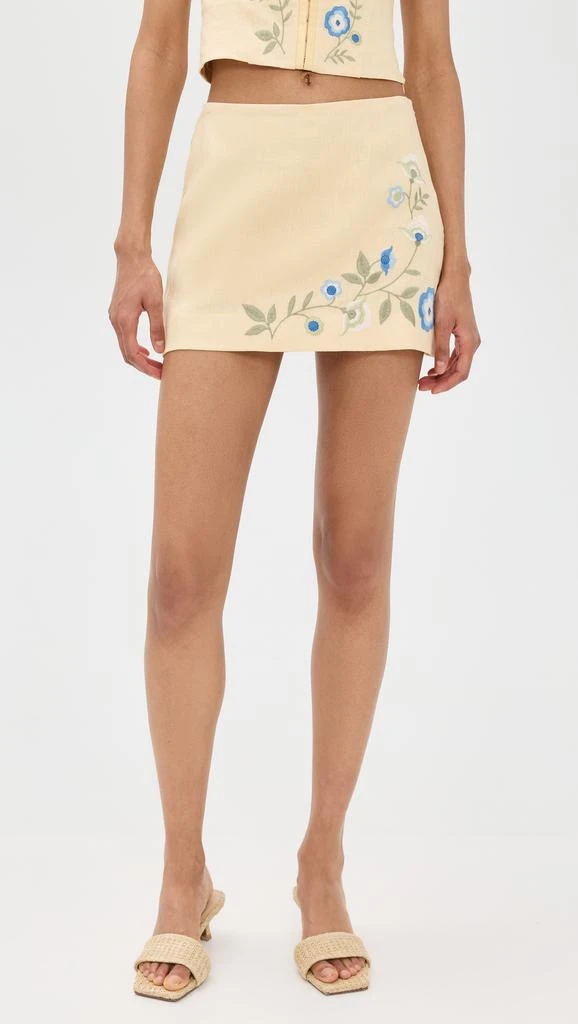 Reformation Ren Linen Skirt 6