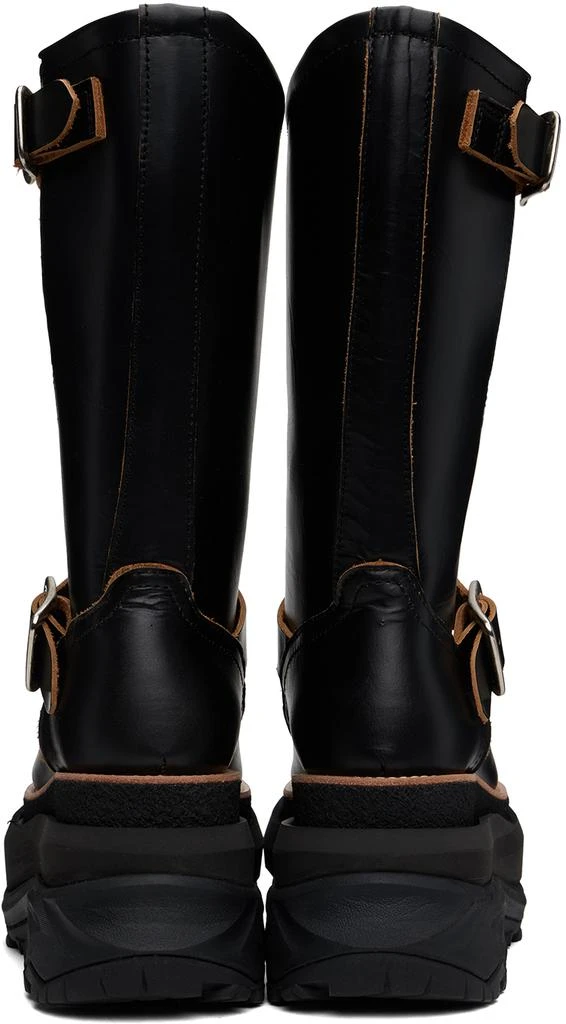Sacai Black Engineer Boots 2