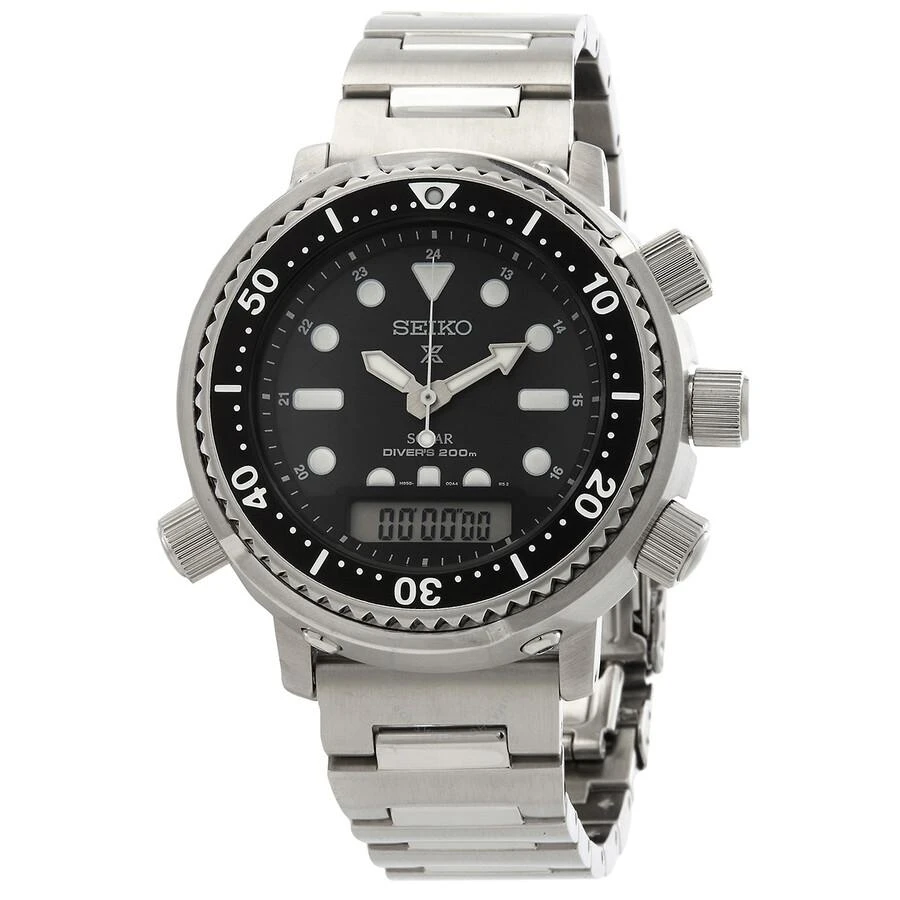 Seiko Prospex Arnie Analog-Digital Black Dial Men's Watch SNJ033 1