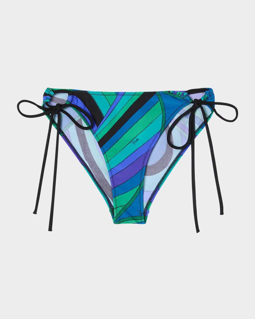 Pucci Iride-Print Lycra Bikini Bottoms