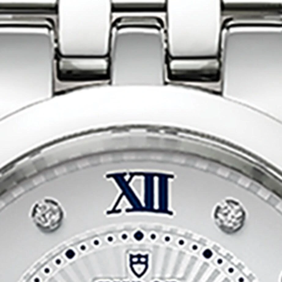 Tudor Stainless Steel and Diamond Clair de Rose Watch 26mm 6