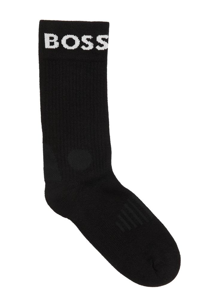 Hugo Boss Sport logo cotton-blend socks - set of two
