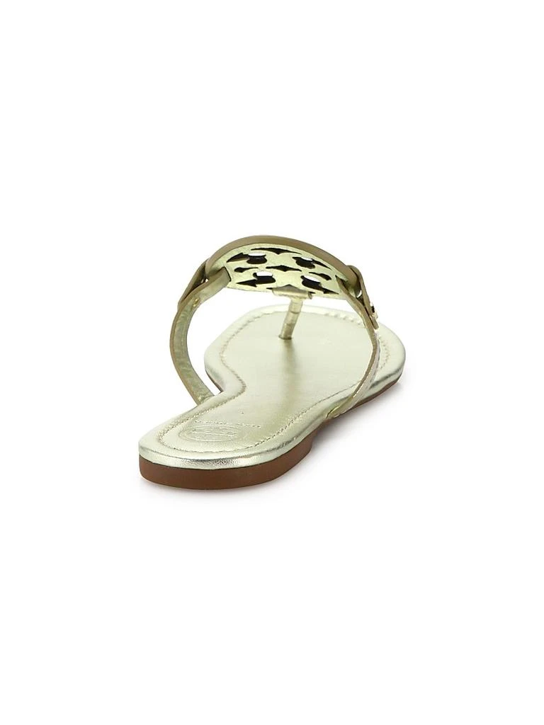 Tory Burch Miller Metallic Leather Thong Sandals 3