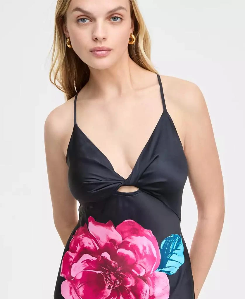 KATIA RAE Juniors' Floral Print Sleeveless Column Gown, Created for Macy's 4