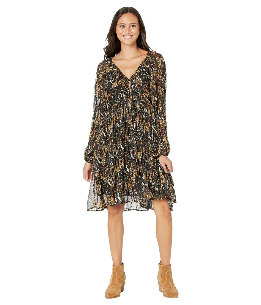 Miss Me Chiffon Paisley Printed Mini Dress