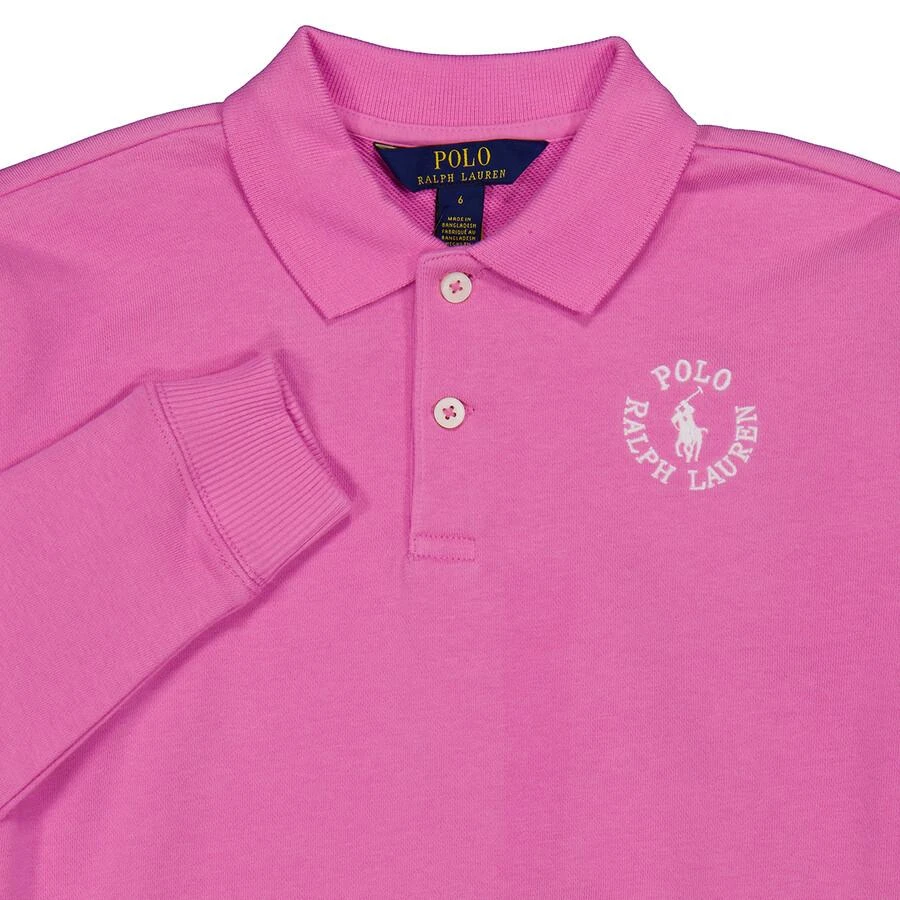 Ralph Lauren Girls  Logo French Terry Polo Sweatshirt 2