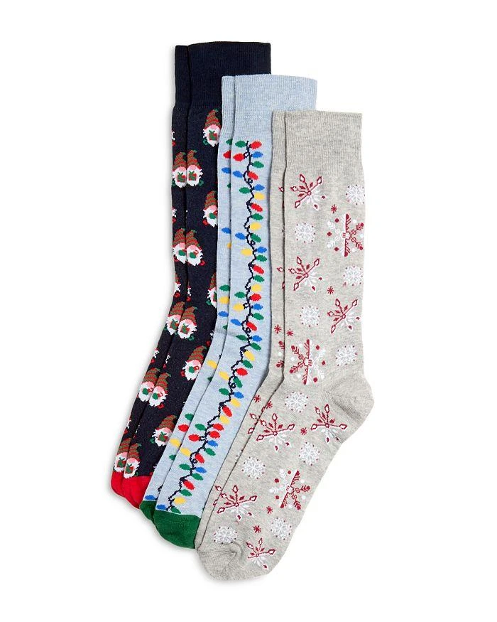 The Men's Store at Bloomingdale's Holiday Cotton Blend Socks, Pack of 3 - 100% Exclusive 1