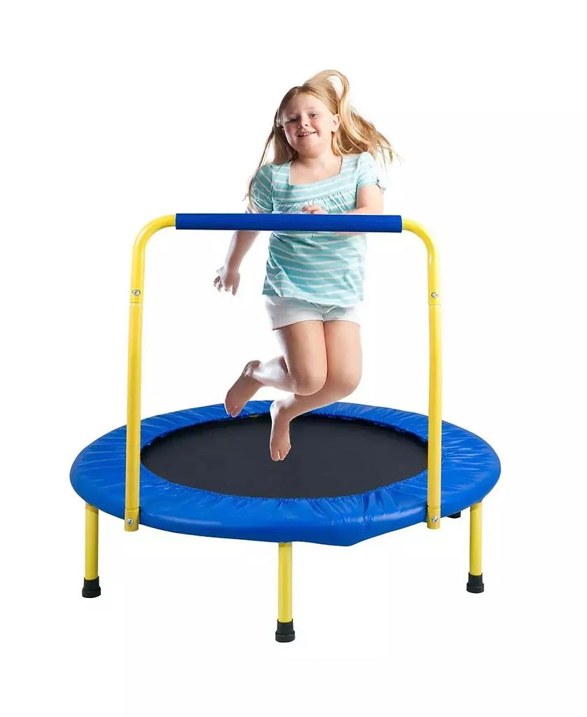 Mecale 3FT Trampoline for Kids Indoor/Outdoor Foldable Baby Toddlers Trampoline