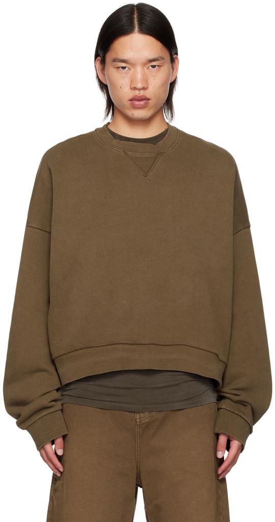 Entire Studios Brown Box Sweatshirt XL - Tops - BeyondStyle Entire Studios Brown Box Sweatshirt XL - Tops - BeyondStyle