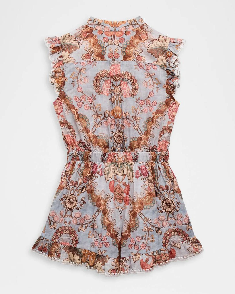 Zimmermann Girl
s Daylight Floral Frill Playsuit, Size 1-12 2