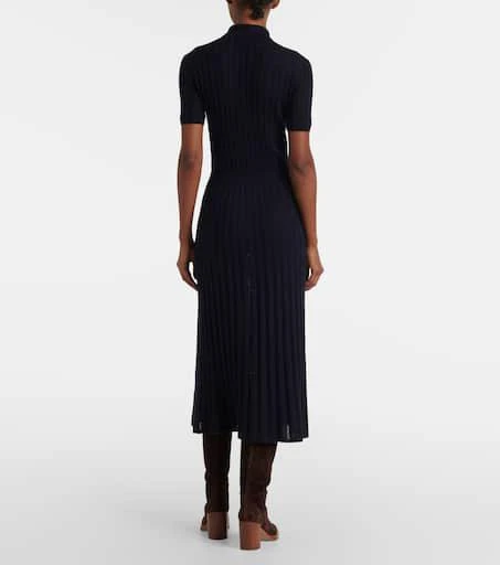 Gabriela Hearst Elvis cashmere and silk shirt dress 3