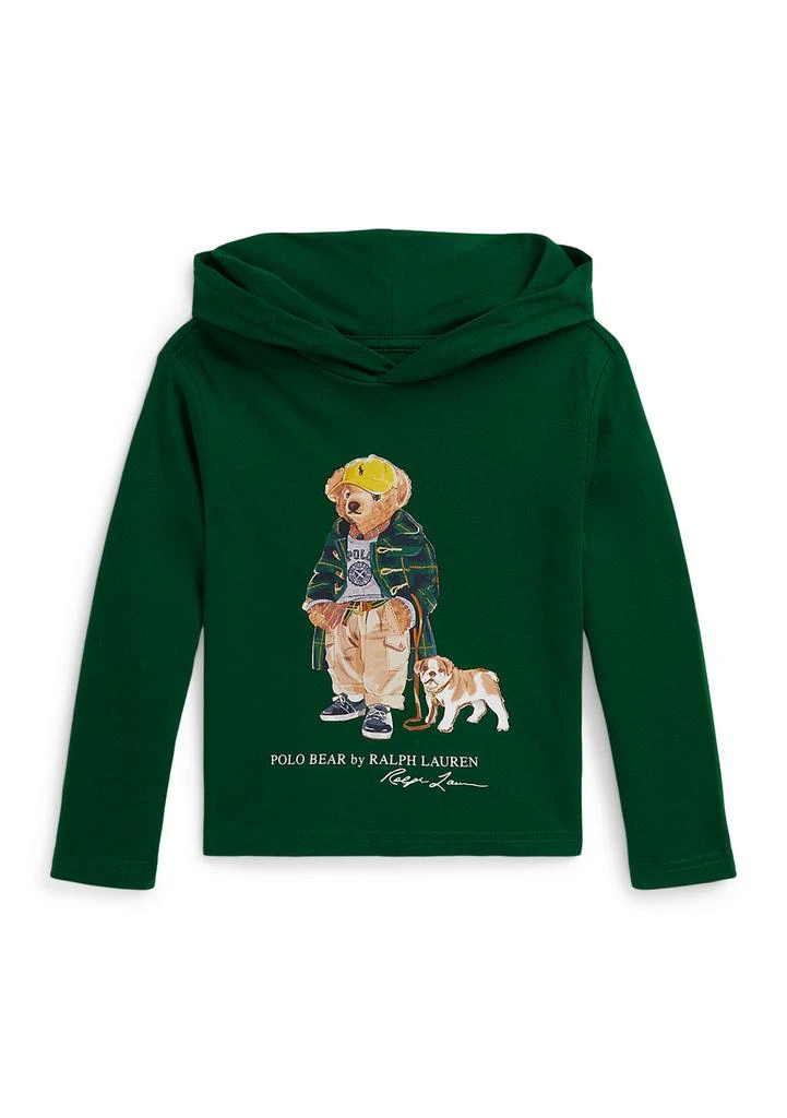 Ralph Lauren Boys 2-7 Polo Bear Cotton Hooded T-Shirt