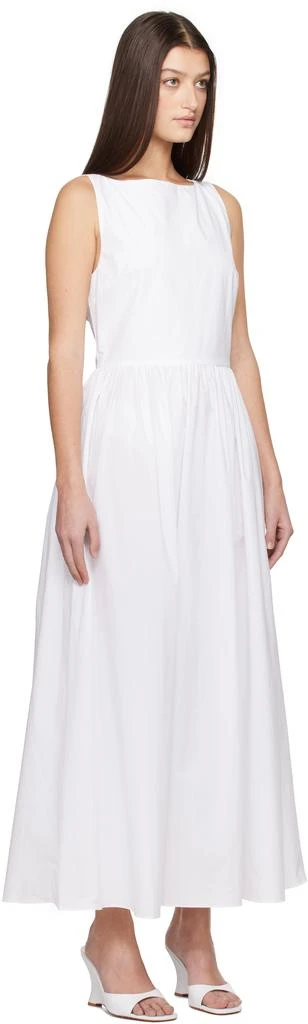 Matteau White Tie Back Midi Dress 2