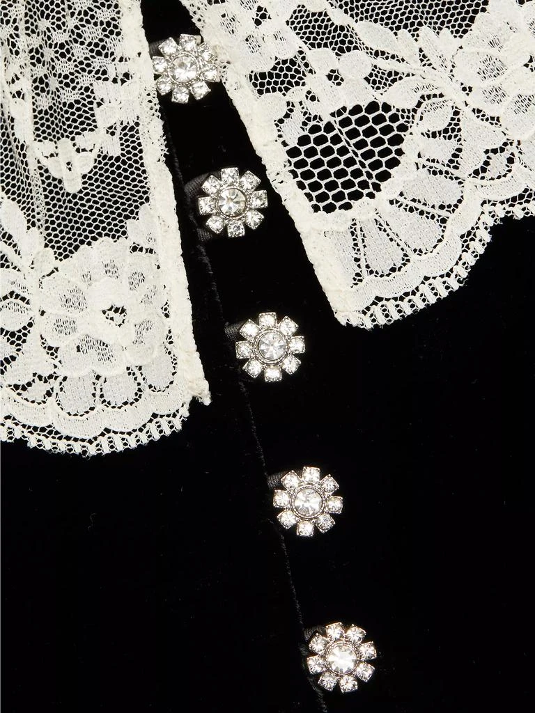 DÔEN Lisbeth Lace Collar Minidress 7