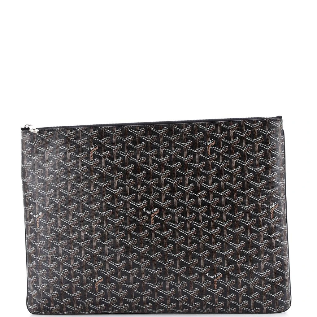 Goyard Senat Zip Pouch Coated Canvas GM