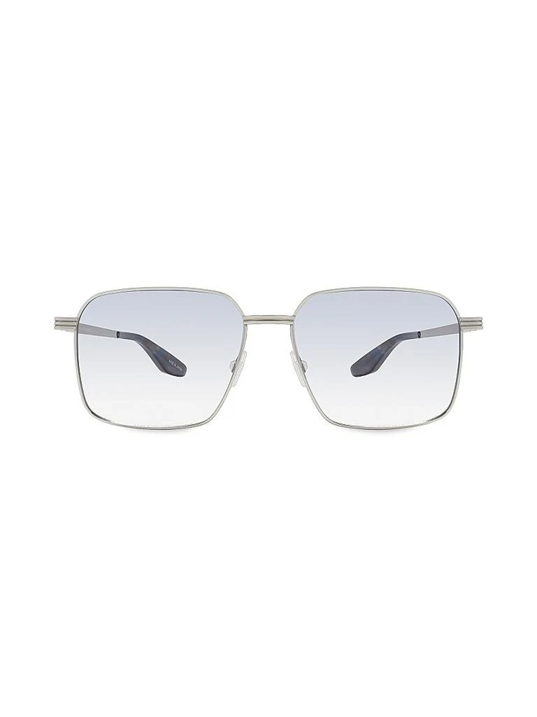 Barton Perreira Hampton 55MM Rectangle Sunglasses 2