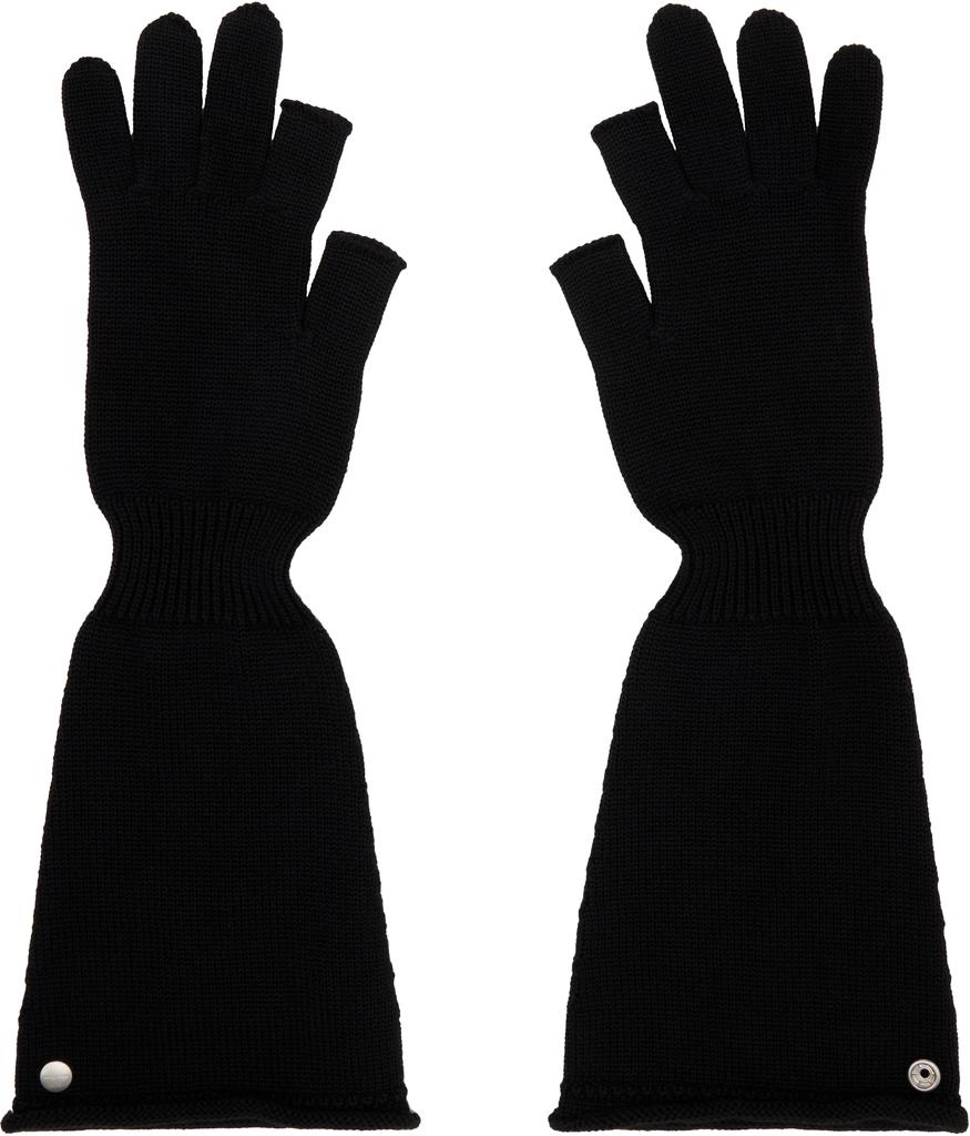 Rick Owens Black Concordians Sphinx Gloves