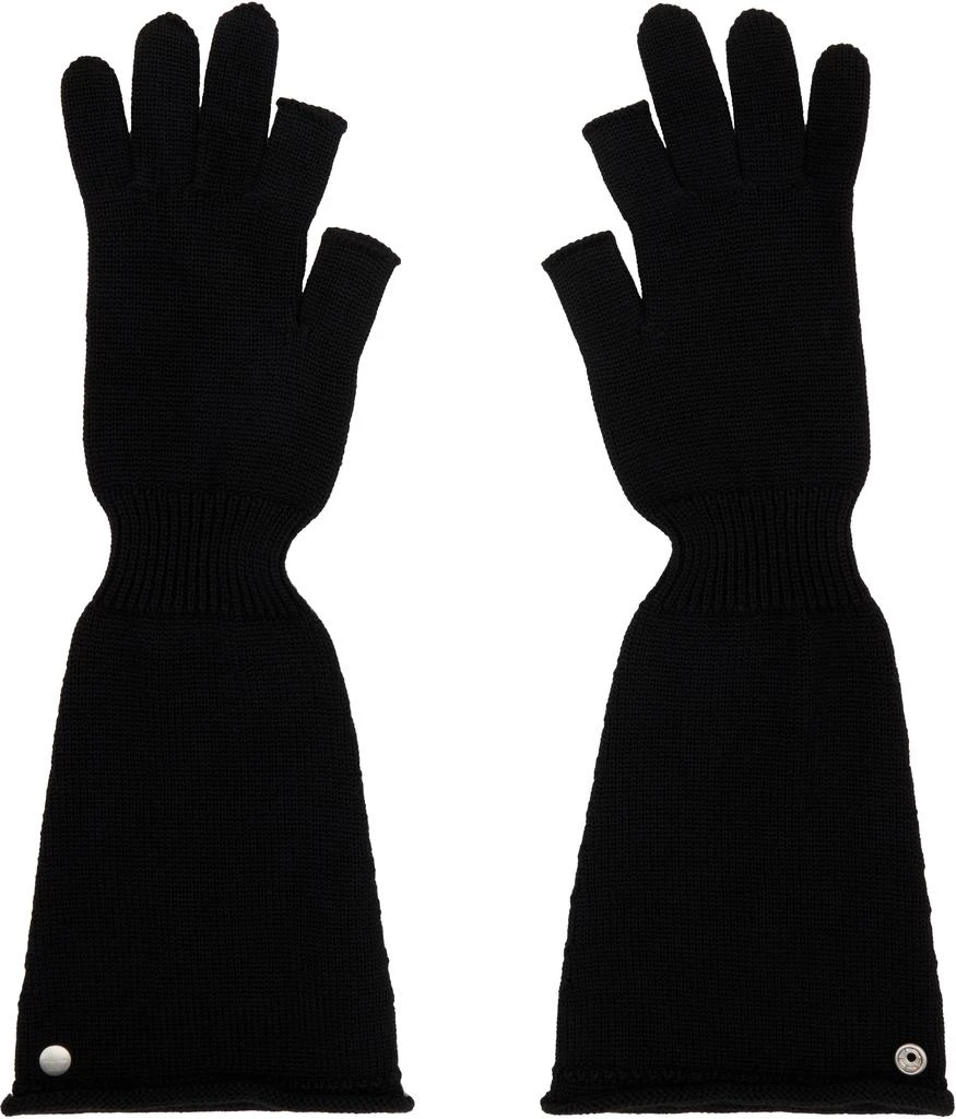Rick Owens Black Concordians Sphinx Gloves 1