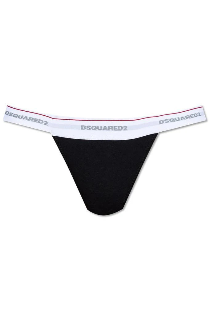 DSQUARED2 Dsquared2 Logo Waistband Thongs 1