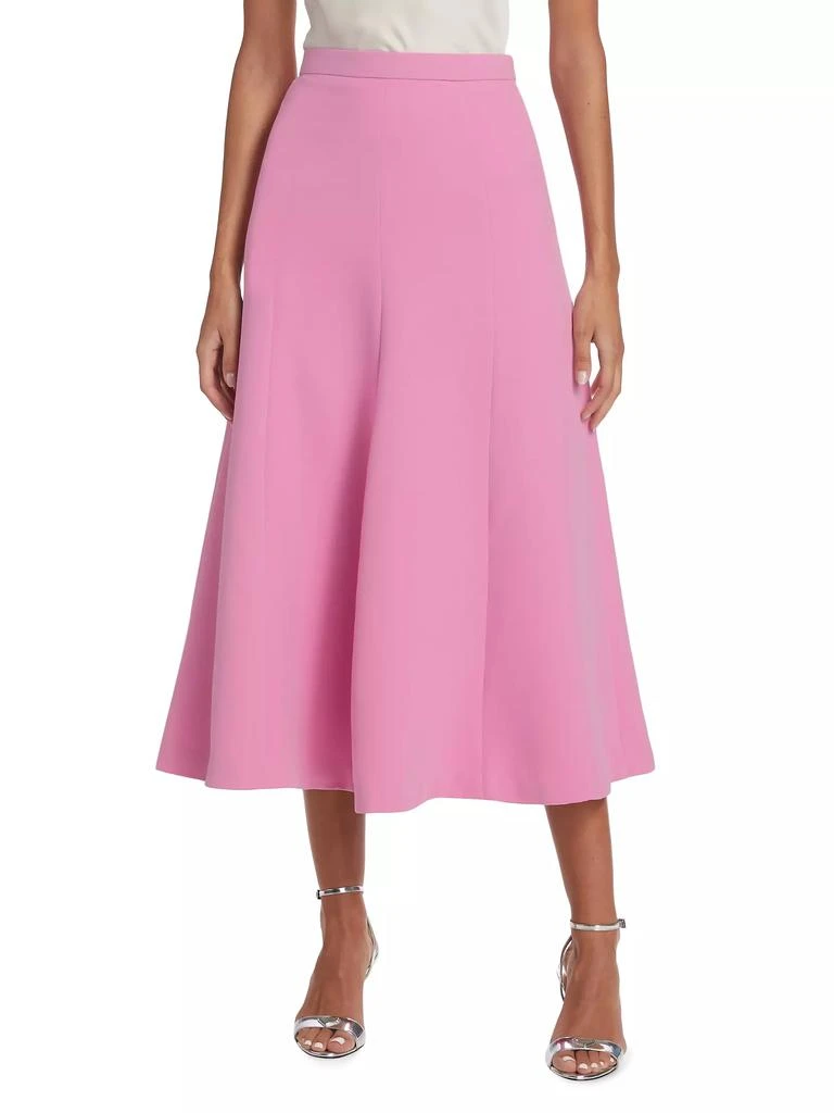 Self Portrait Mixed-Media Lace Midi-Dress 6