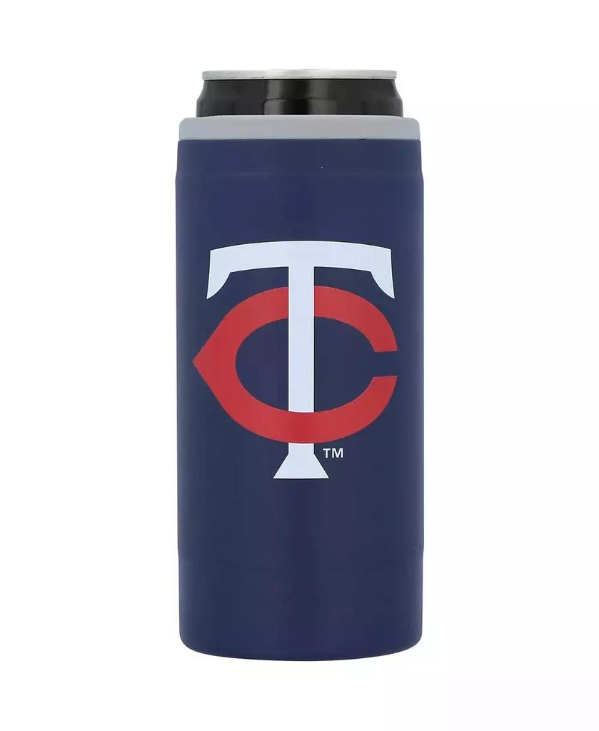 Logo Brands Minnesota Twins 12 Oz Flipside Powdercoat Slim Can Cooler 1