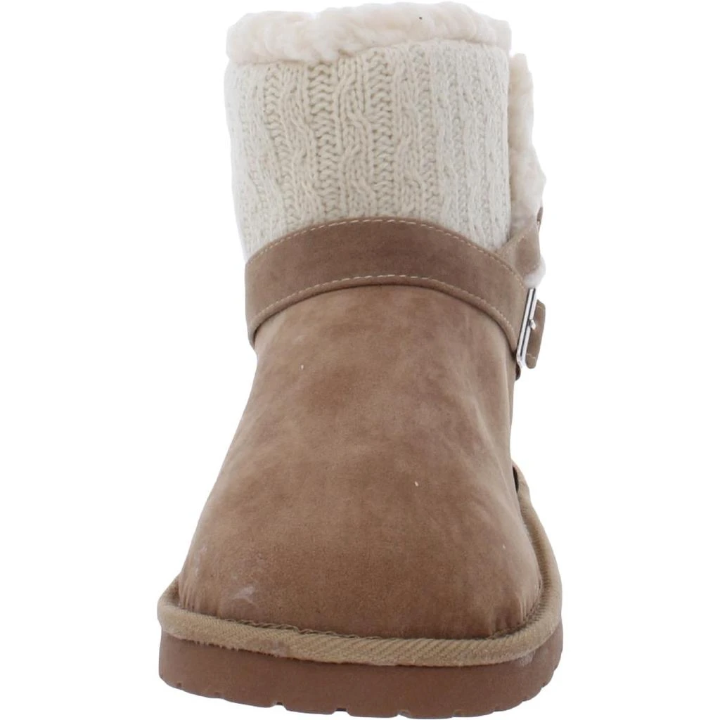 MUK LUKS Alyx Womens Faux Fur Lined Faux Suede Winter & Snow Boots 3