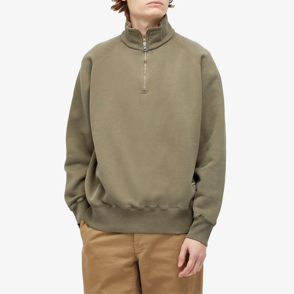 Norse Projects Norse Projects Marten Relaxed Raglan Half Zip Sweat 2