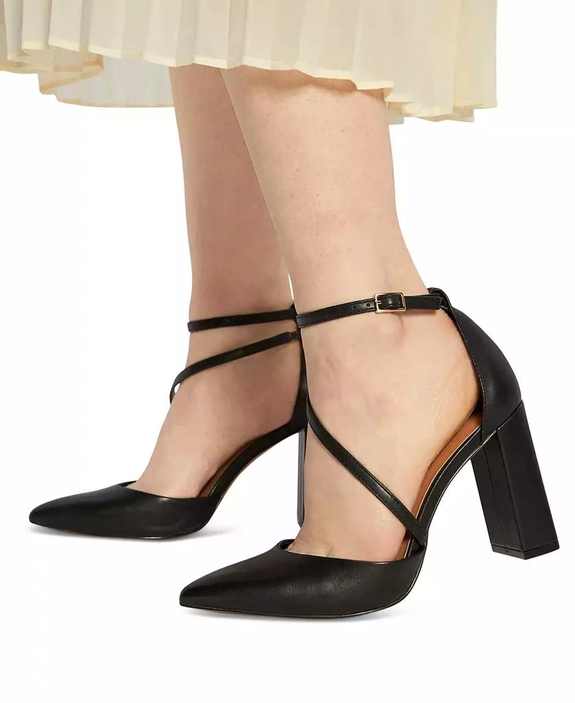 ALDO Women's Milley Two-Piece Strappy Pointed-Toe Pumps 6