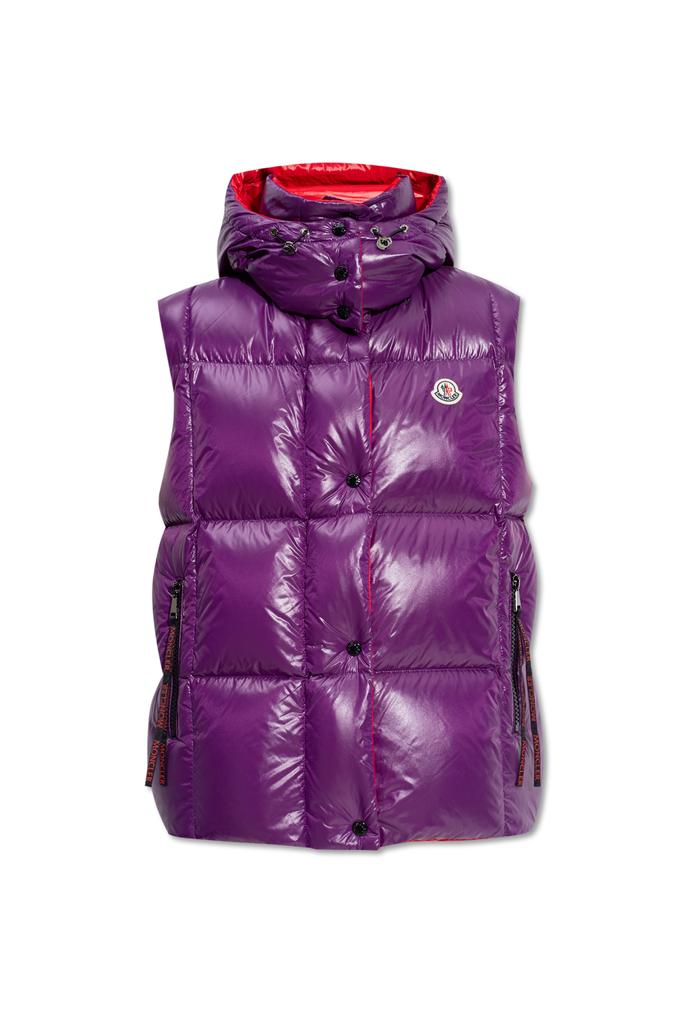 MONCLER｜VESTS (1A00028 595ZZ 562) Moncler Zip-Down Quilted Vest, Brand Size 0 (X-Small