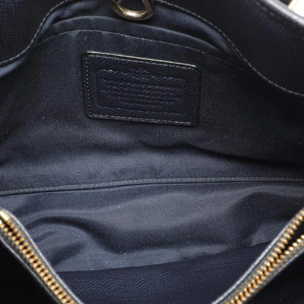 Coach Coach Navy Blue Leather Margot Satchel 10