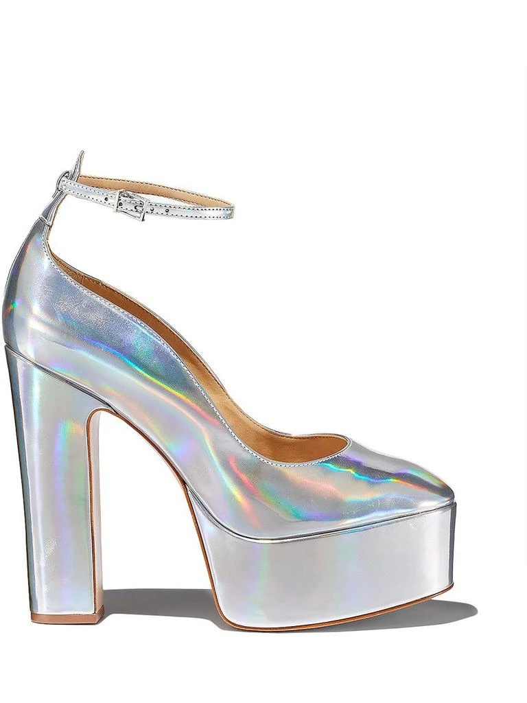 Schutz Renee  Womens Leather Round Toe Platform Heels 1