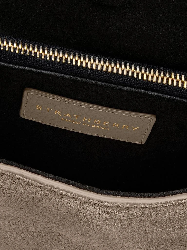 Strathberry Lana Midi Suede Bucket Bag 6