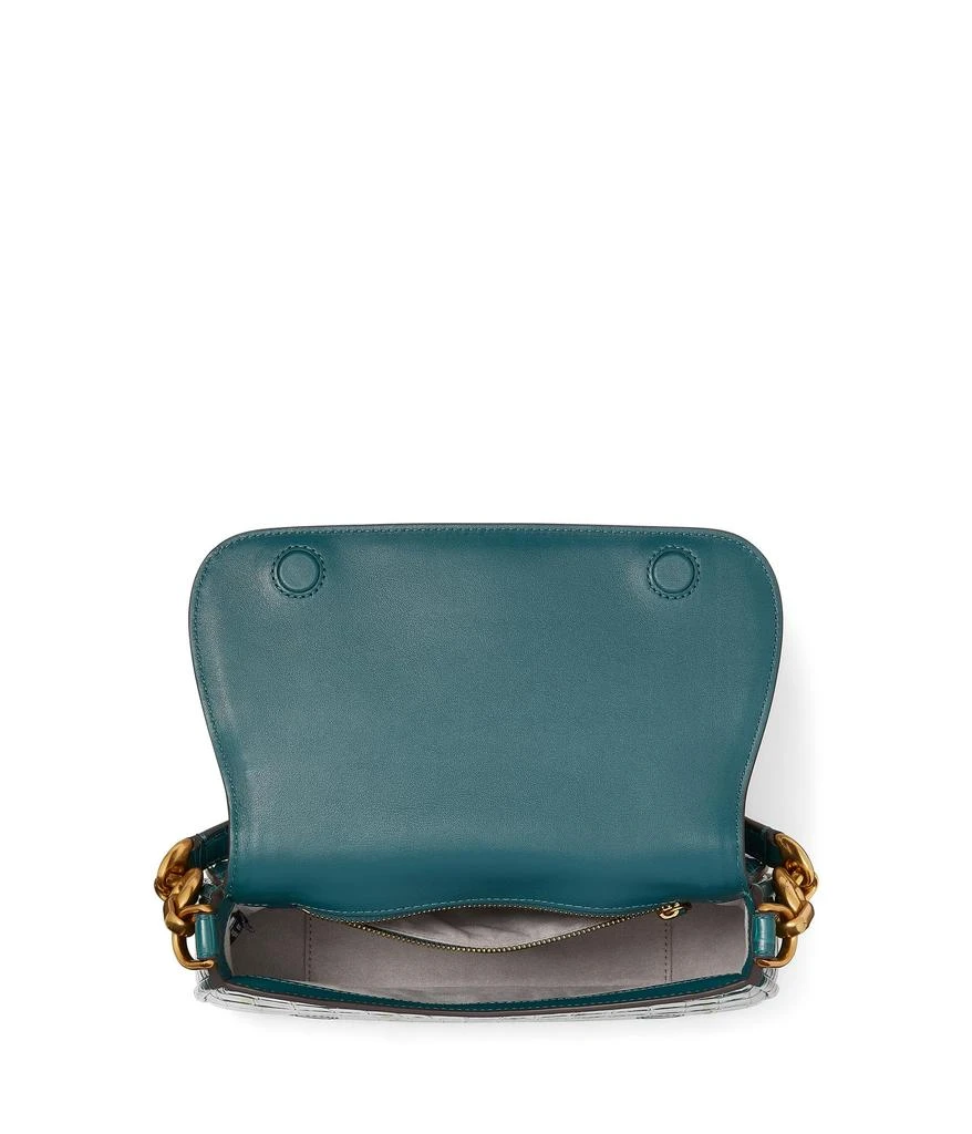 Kate Spade Gramercy Croc Embossed Leather Small Flap Shoulder Bag 3