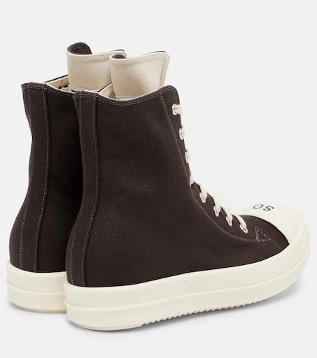 Rick Owens Sneaks canvas high-top sneakers 2