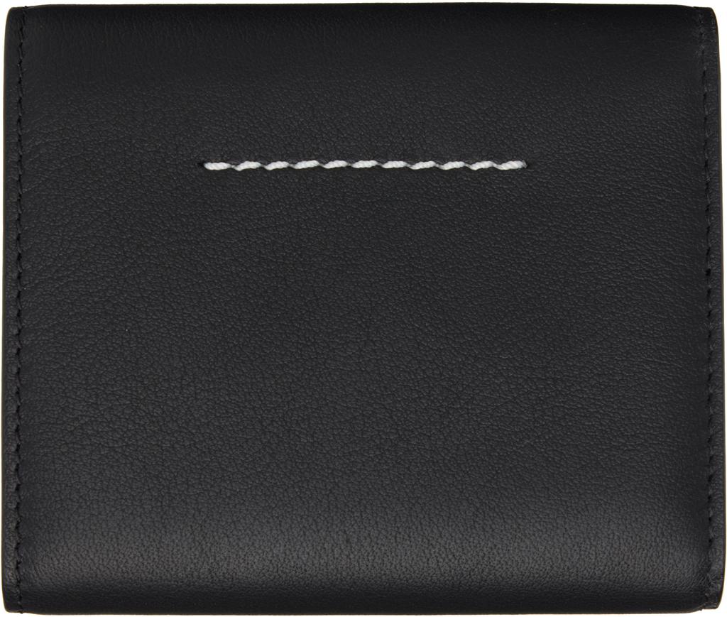 MM6 Black Trifold Wallet