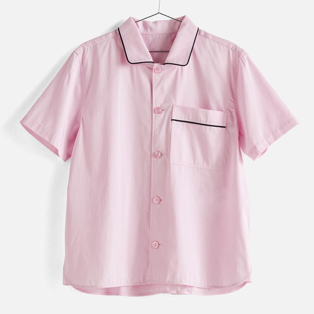 HAY HAY Outline Pyjama Short Sleeve Shirt - Soft Pink