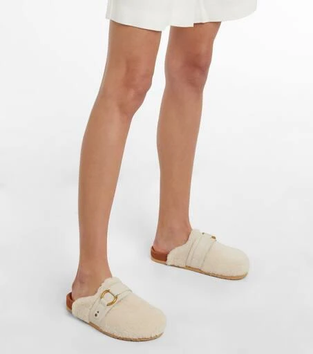 See by Chloé Gema shearling mules 4