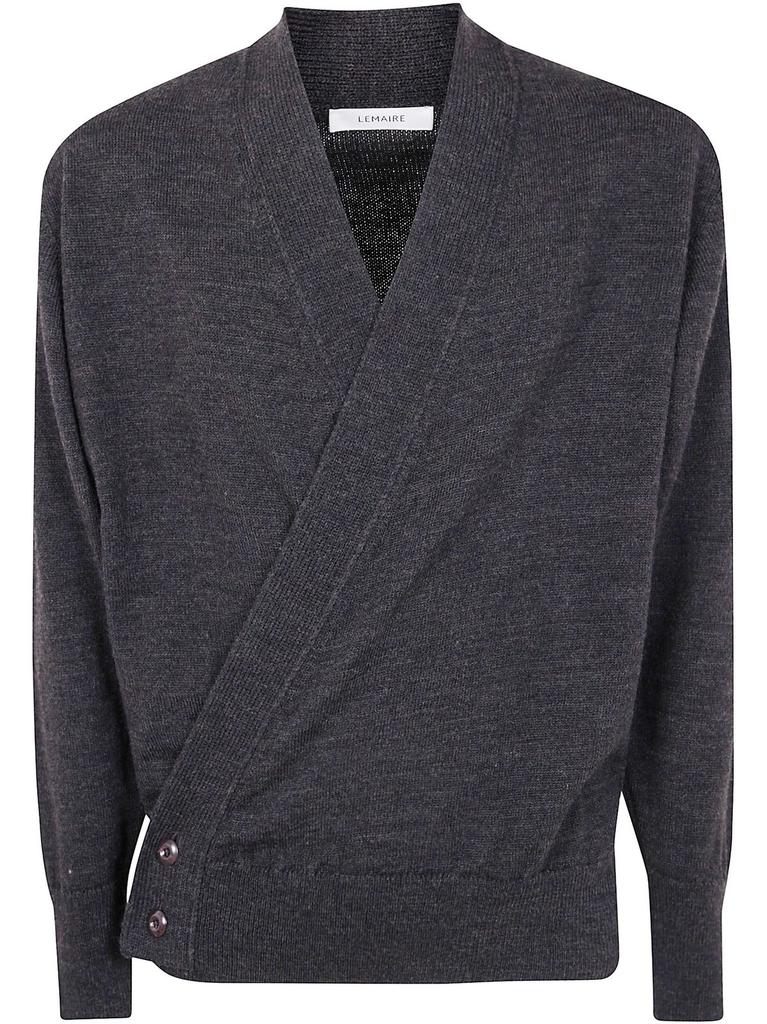 Lemaire V-Neck Knitted Cardigan – On Sale Now with Up to 35% Off