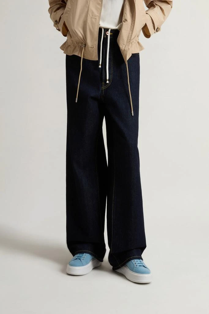 Woolrich Chunky Court Cotton Sneakers - Women - Blue 6