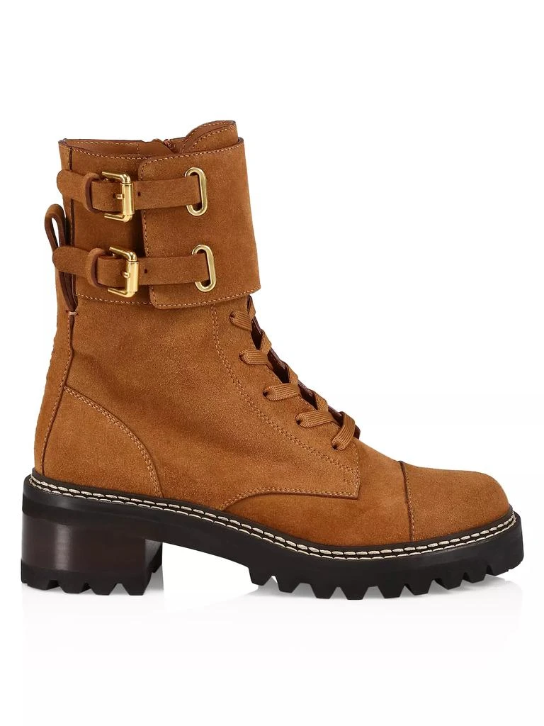 See by Chloé Mallory Leather Combat Boots 1