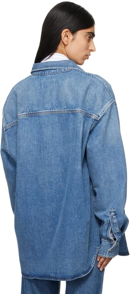AGOLDE Blue Camryn Denim Shirt 3