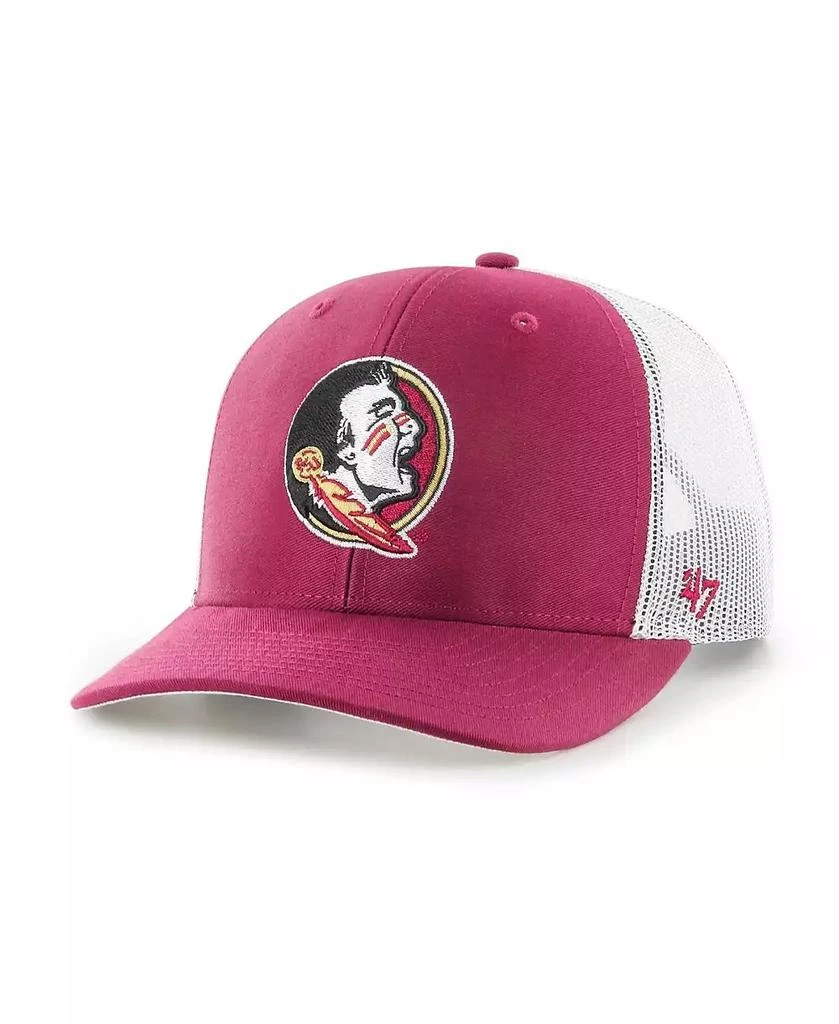 '47 Brand Men's Garnet Florida State Seminoles Trucker Adjustable Hat 1