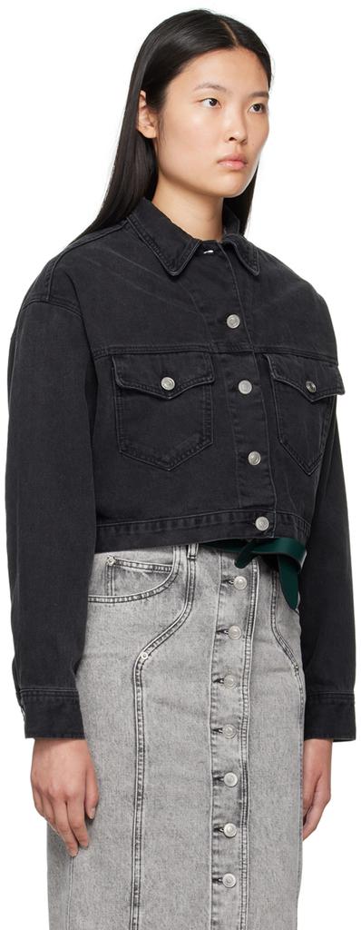 Isabel Marant Black Tadia Denim Jacket - Jackets - BeyondStyle