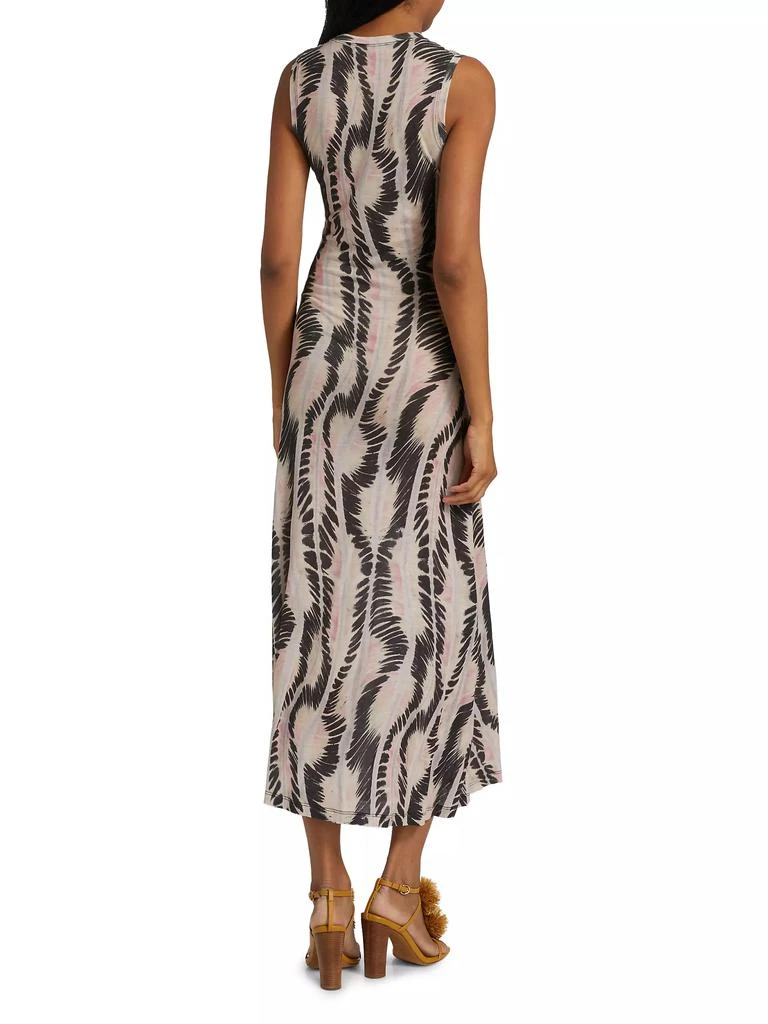 Ulla Johnson Orla Abstract Striped Tank Midi-Dress 5