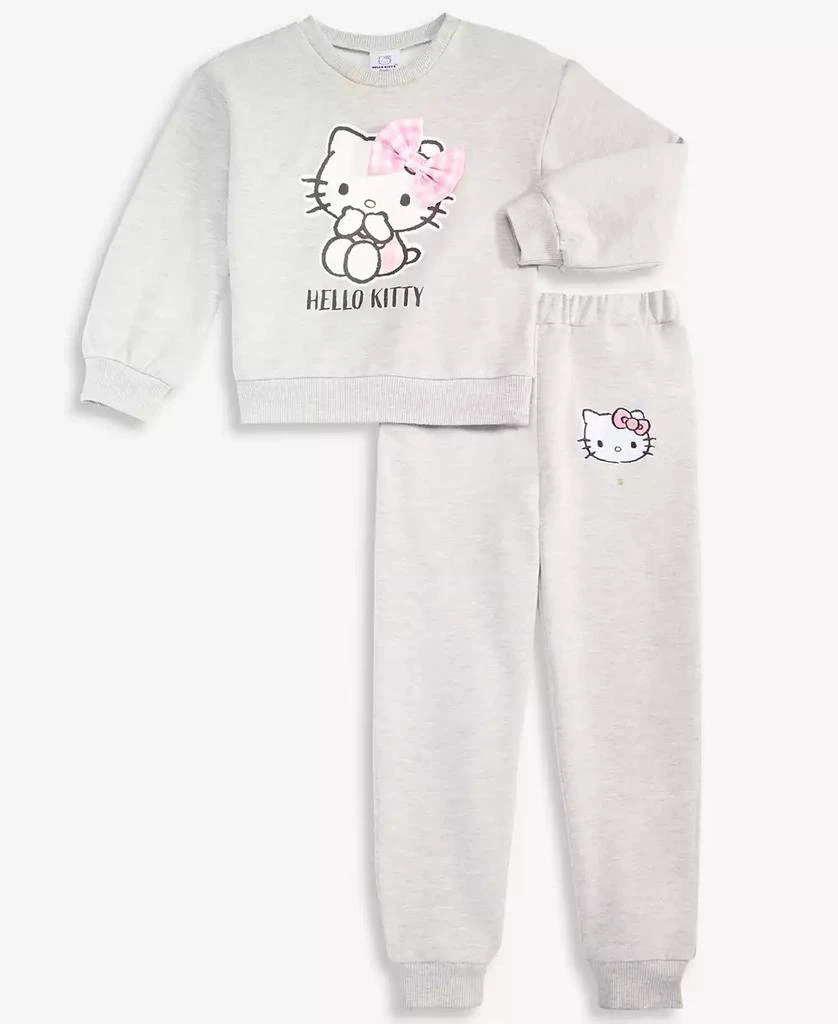 Hello Kitty Girls Toddler 2T-6X 2-Pc. Top 
Fleece Jogger Set 4