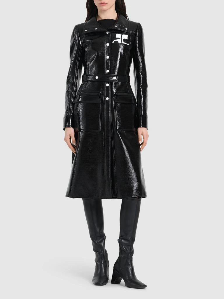 Courrèges Vinyl Trench Coat 1