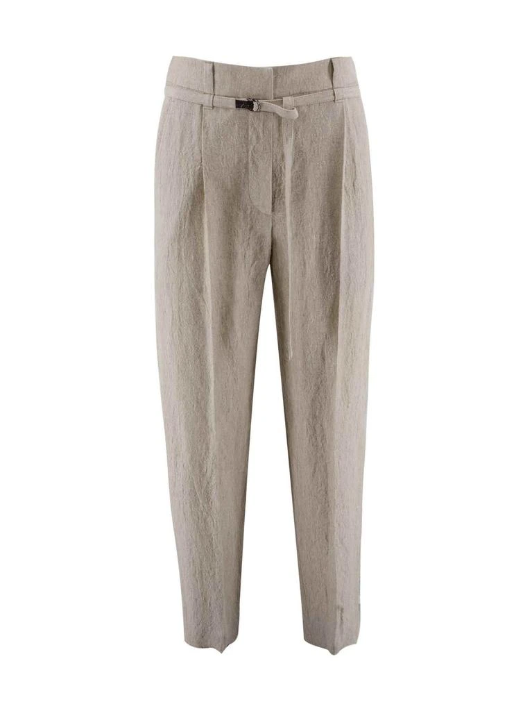 Brunello Cucinelli Brunello Cucinelli Cropped Tapered Trousers 1