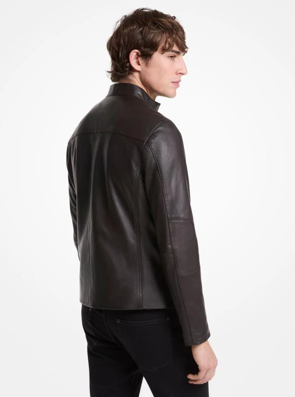 Michael Kors Leather Racer Jacket 2
