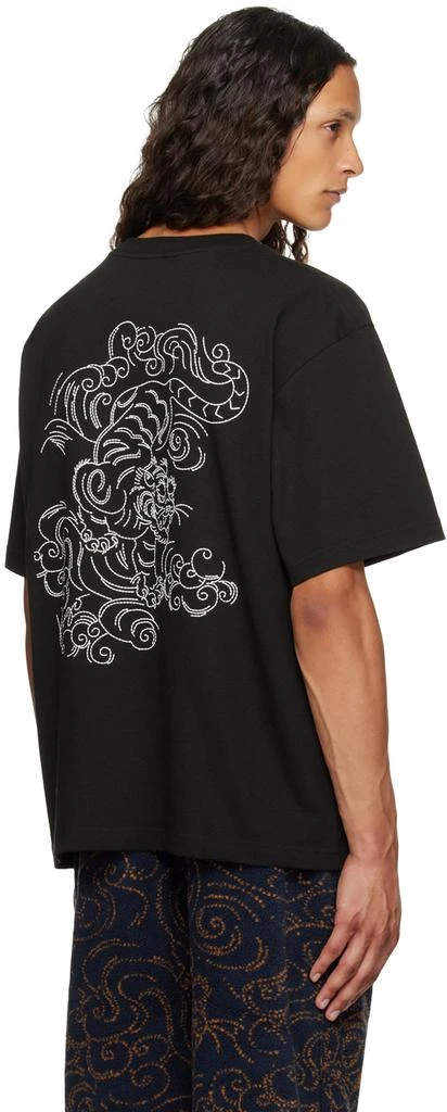 Kenzo Black Kenzo Paris Star Tiger Oversized T-Shirt 3